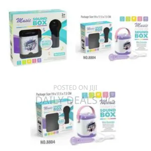 Mini Karaoke Music Sound Box for Kids - Multicolor