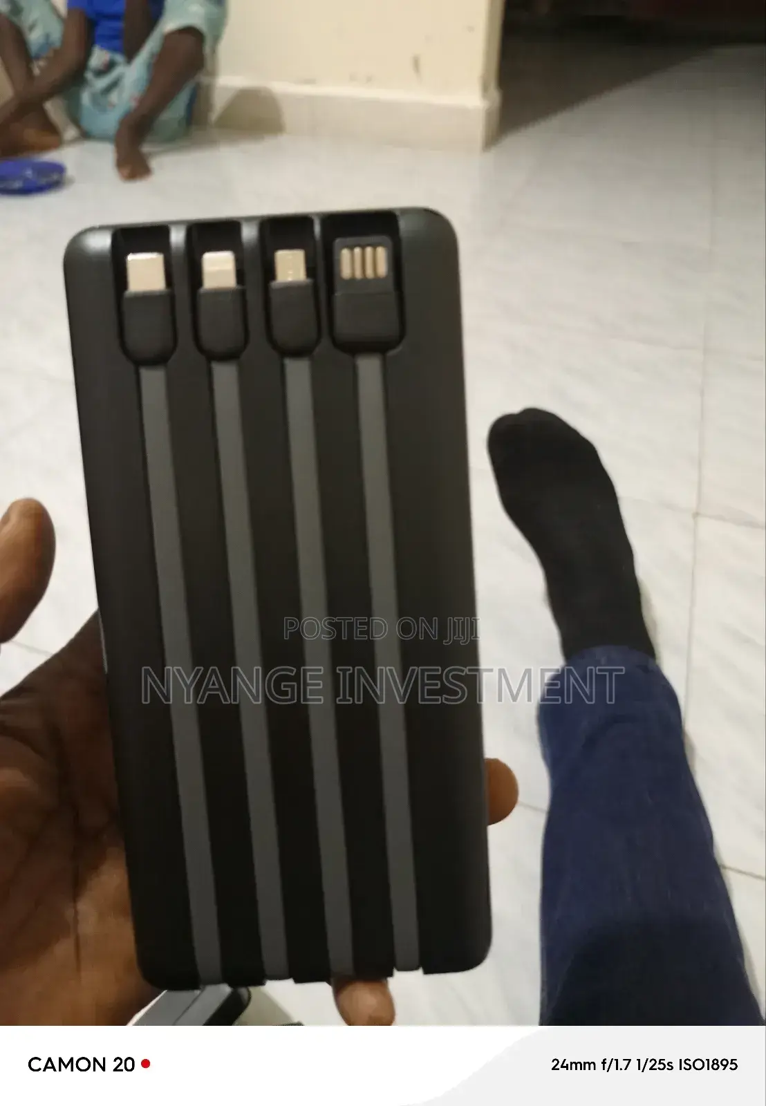 Oraimo Power Bank 20000mah Fast Charge With Cables