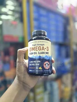 Mav Nutrition Triple Strength Omega-3 Fish Oil Dietary Supplements.