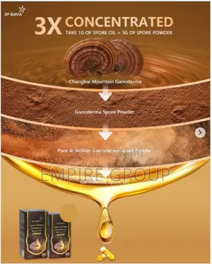 Pure and Broken Ganoderma Spores Oil Softgels – Immune System Support