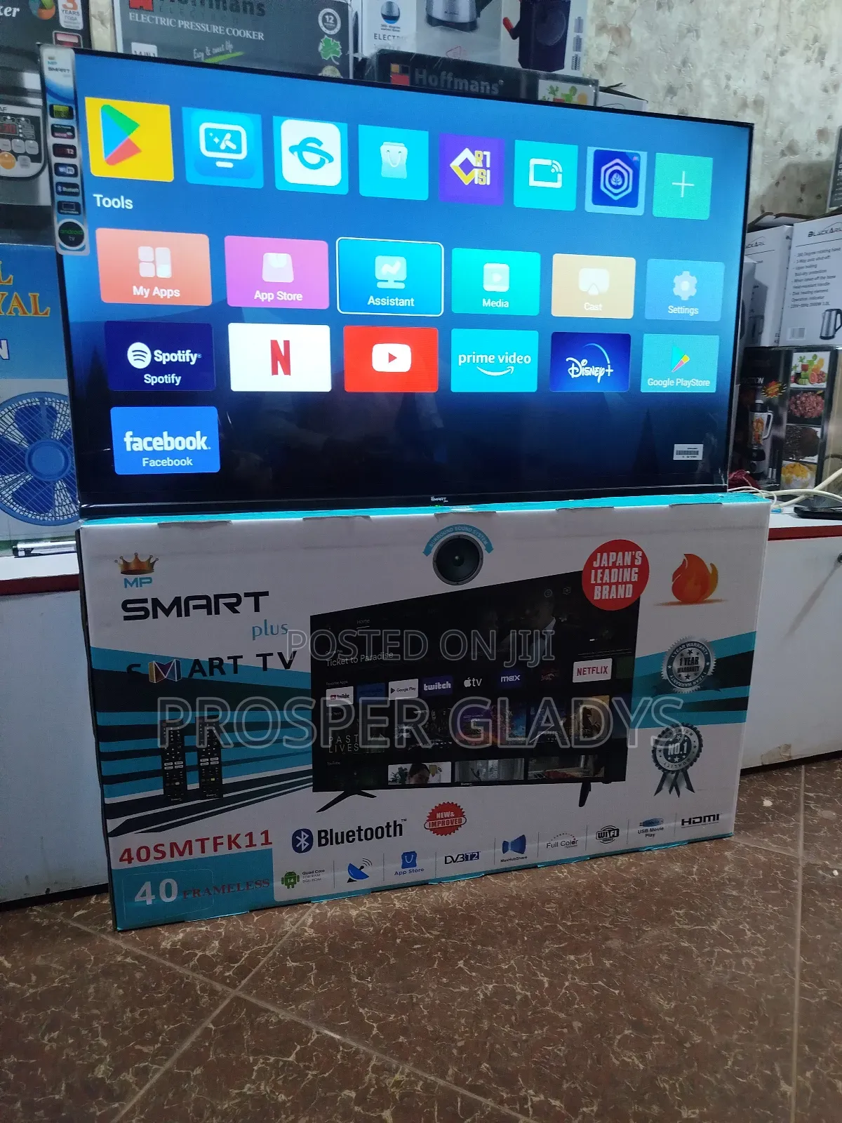 40 Smart Plus Smart Android Digital Flat Screen Flameless