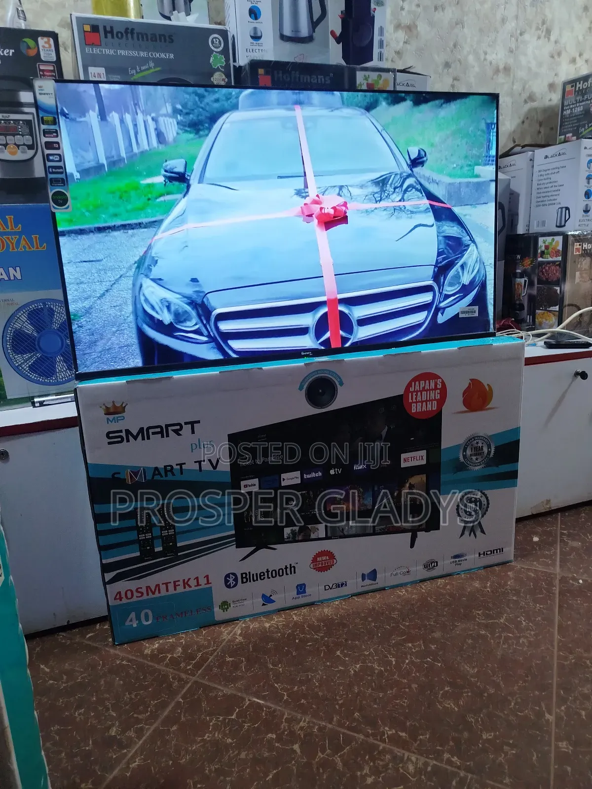 40 Smart Plus Smart Android Digital Flat Screen Flameless