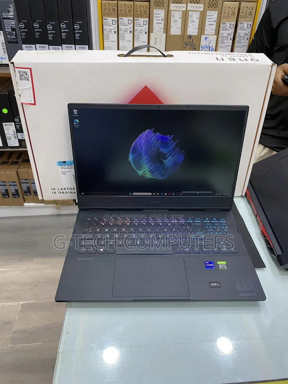 New Laptop HP Omen 16 16GB Intel Core I7 SSD 512GB