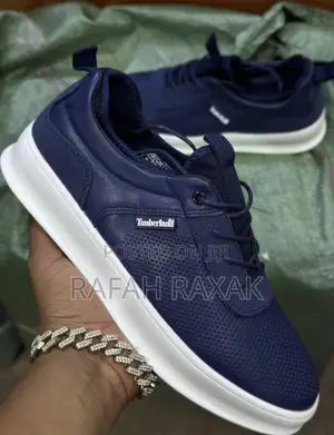 Original Men’S Navy Blue Timberland Smart Casual Sneakers