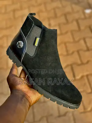 Men’S Black Suede Timberland Chelsea Boots
