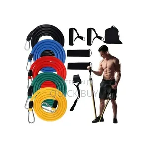Resistance Bands Set - 11pc, Exercise Bands for Men/Women