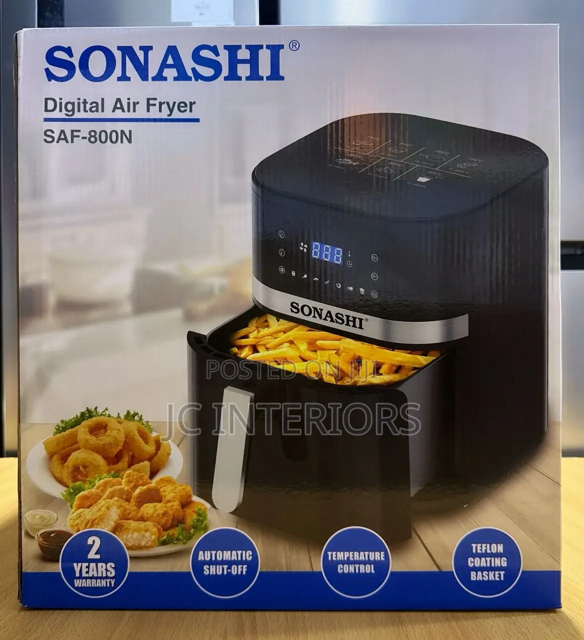 Sonashi 8 Litre Air Fryer at 300,000/=