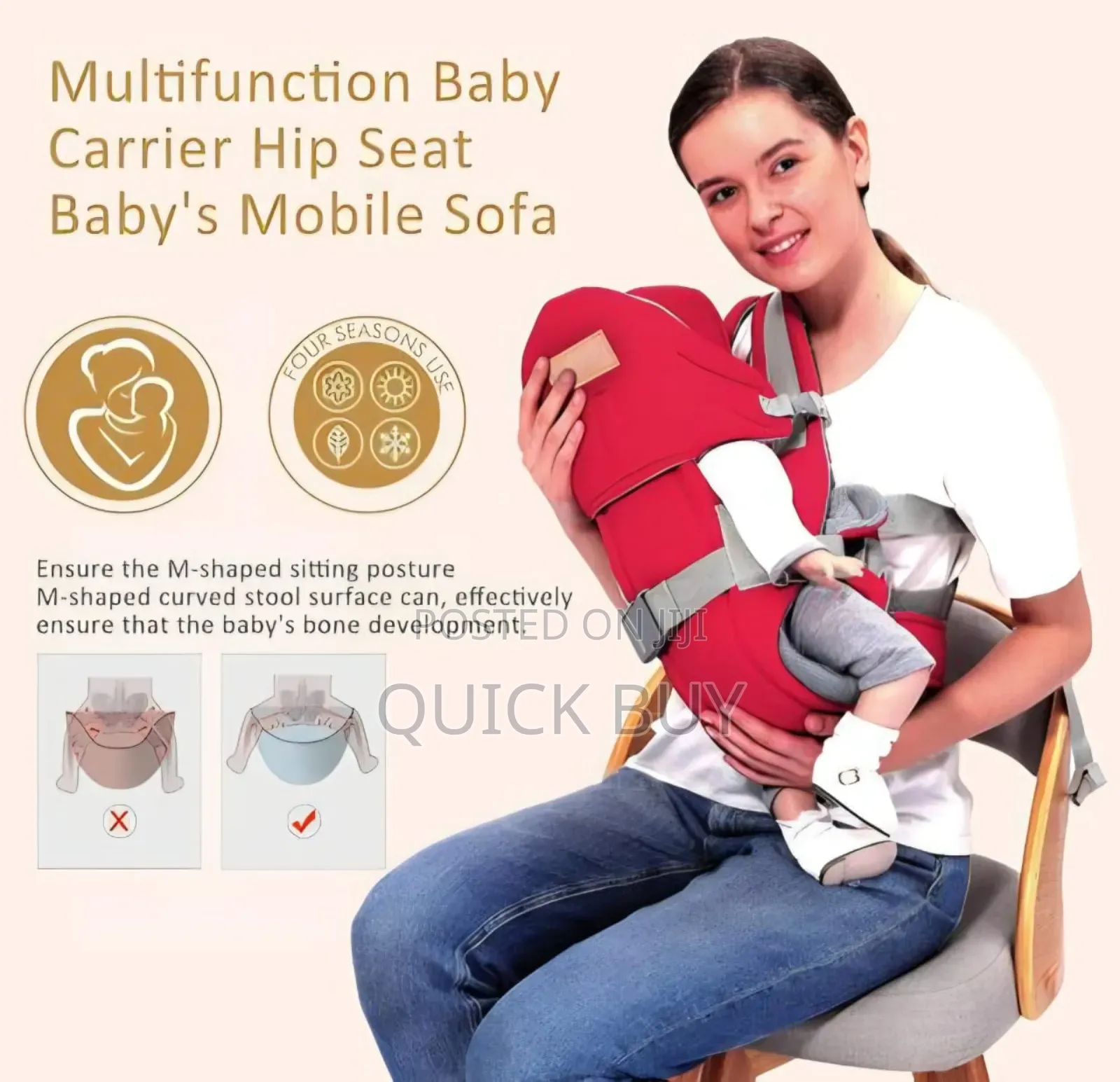 Multifunctional Large Baby Carrier