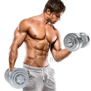 15kg Chrome Adjustable Durable Pure Iron Plated Weight Dumbells