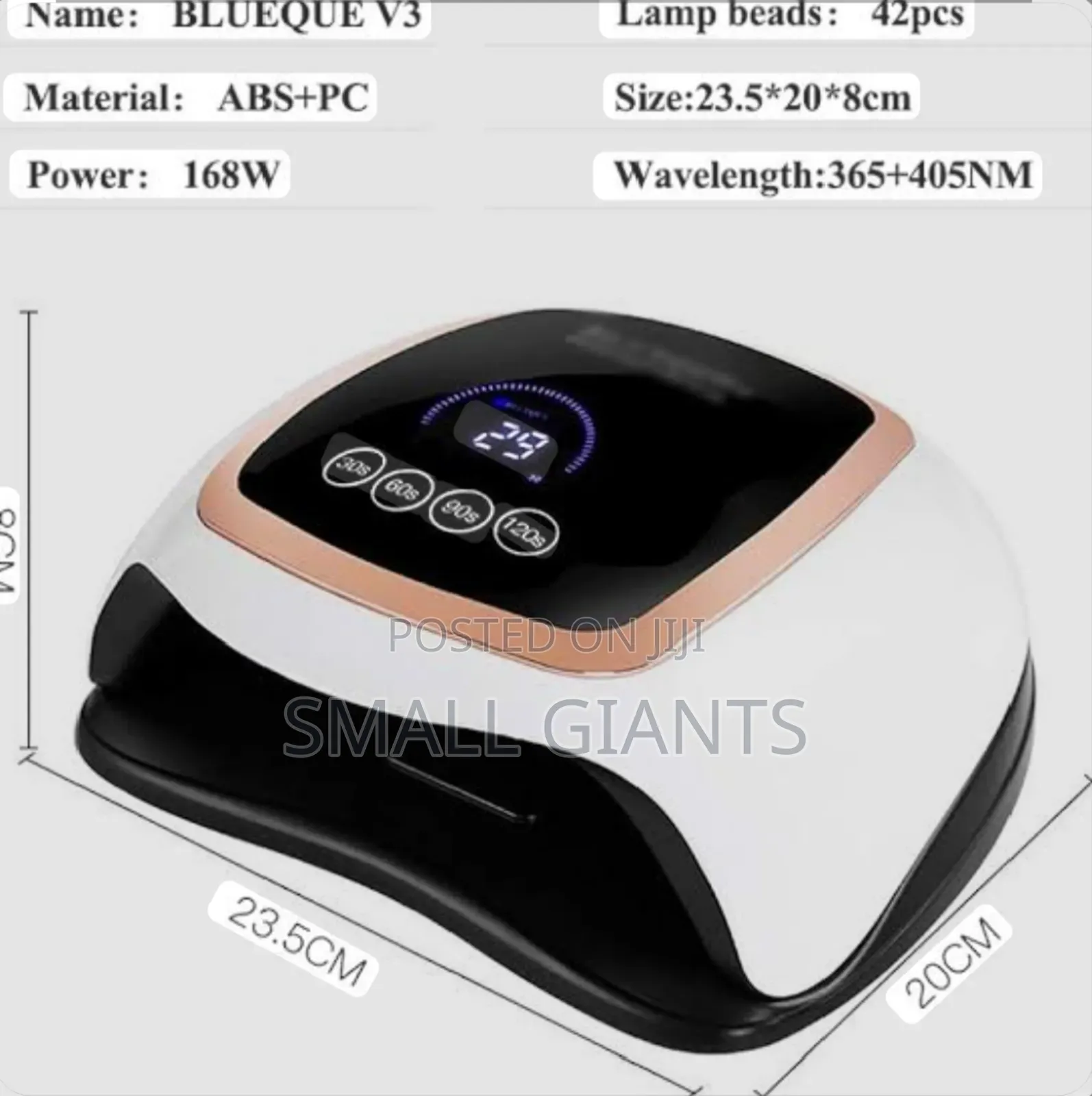 Blueque Bq-V3 Professional Uv Led Nail Lamp.