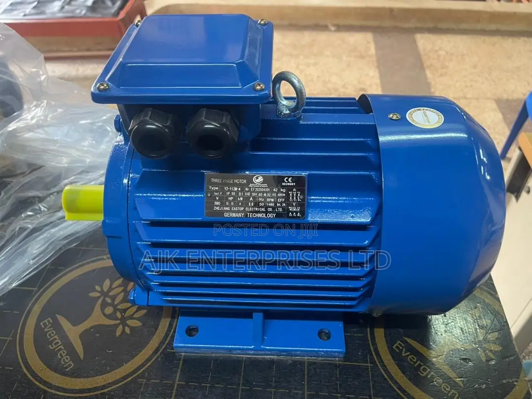 Three Phase 5.5hp Normal Speed Motors Available