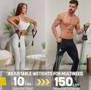 Resistance Bands Set - 11pc, Exercise Bands for Men/Women
