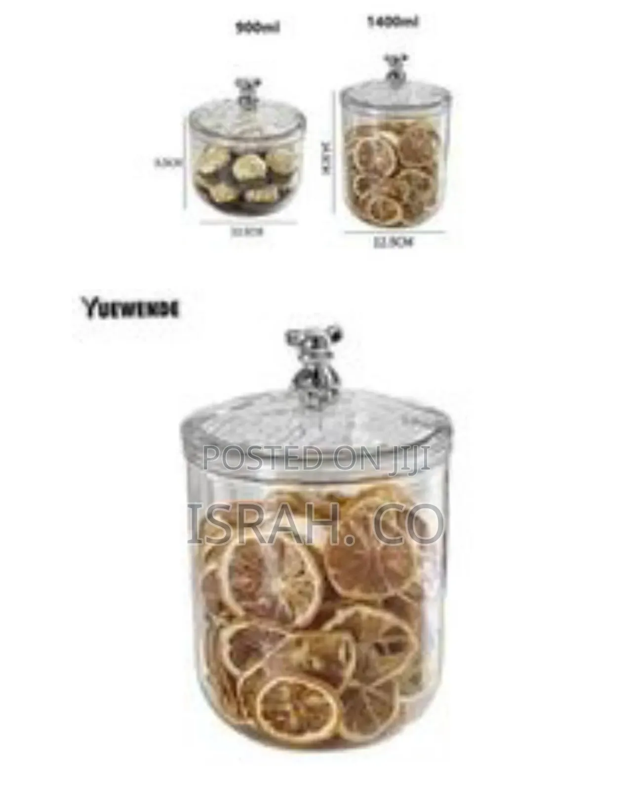 Airtight Food Storage Canisters With Decorative Lids
