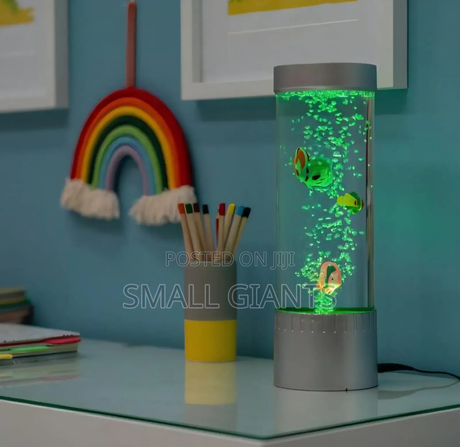 Bubble Tower Fish Lamp Bedside