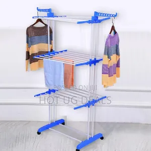 3 Tier Foldable Mental Clothes Air Movable Laundry Dryer