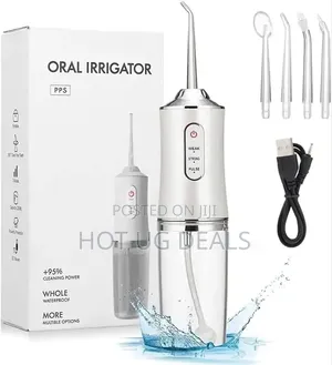 Oral Irrigator Dental Flosser Portable Rechargeable Toothbrush.