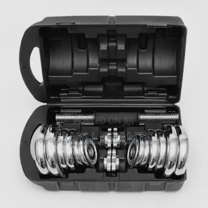 15kg Chrome Adjustable Durable Pure Iron Plated Weight Dumbells