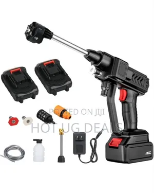 Rechargeable Portable Cordless Pressure Washers Gun With 2 Battery