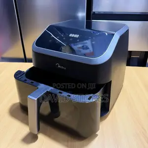 Midea Mf‐Cy85wk2 Air Fryer – 8.5 Black Healthy Cooking