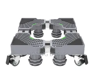 Original Strong Fridge Stand Movable Mount Base - Grey