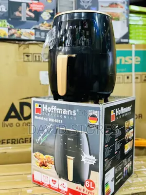 Hoffmans 6l Digital Air Fryer – Black – Touch/Digital Controls