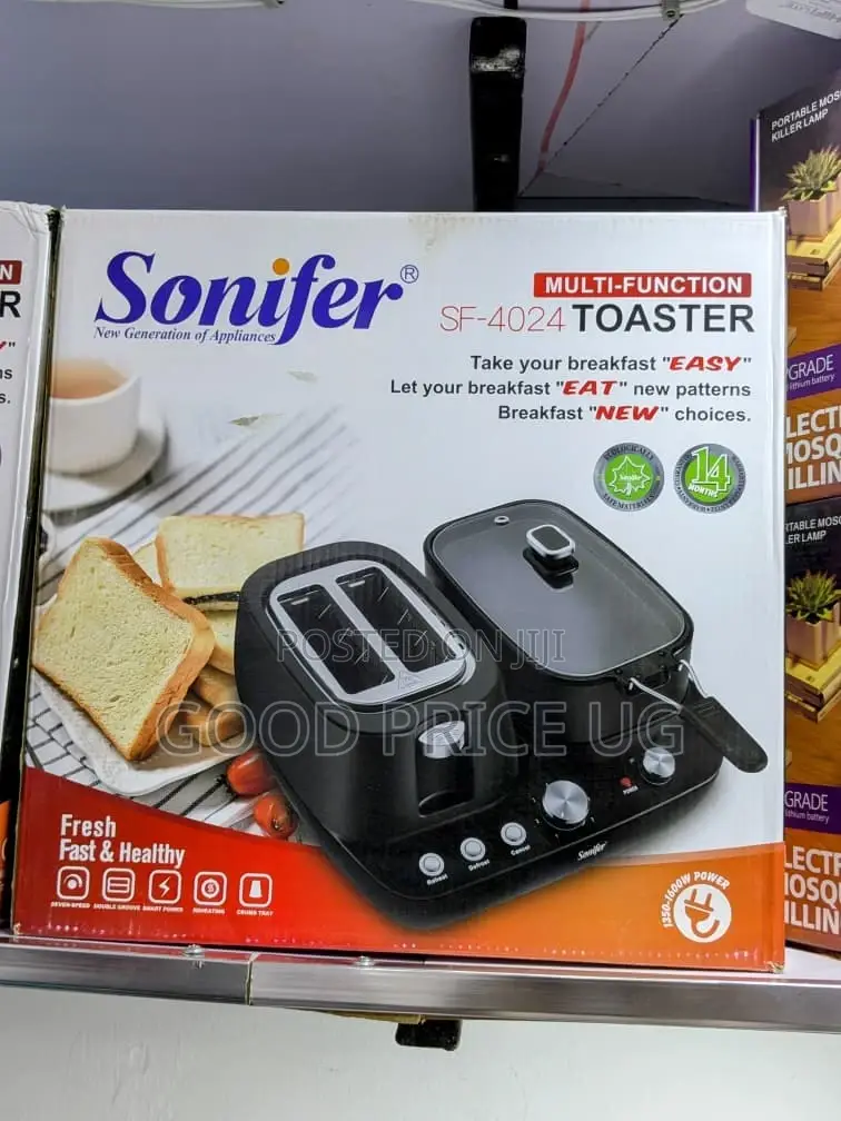Sonifer Sf-4024 Multi-Function Toaster and Breakfast Maker.
