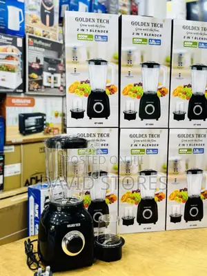 Golden Tech Gt-666 2-in-1 Blender – 400w – 1.5 L – Black