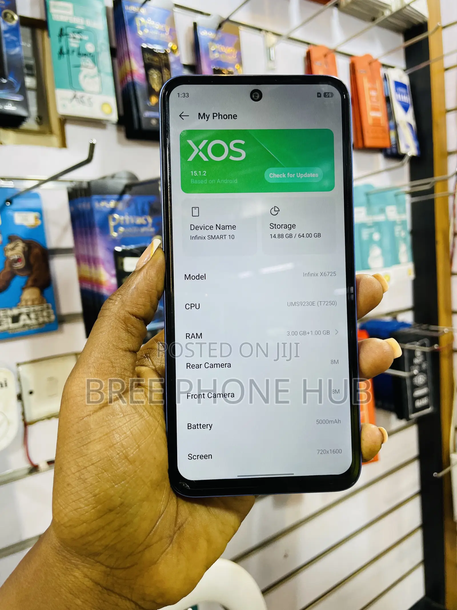 Infinix Smart 10 64 GB Blue
