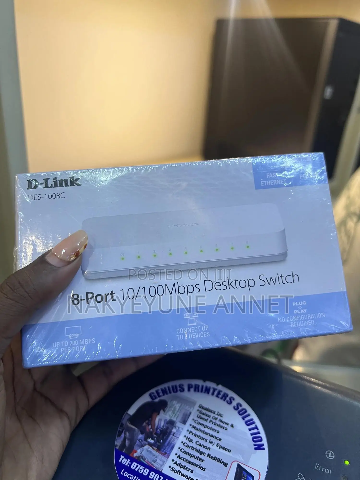 D-Link 8 Port Switch