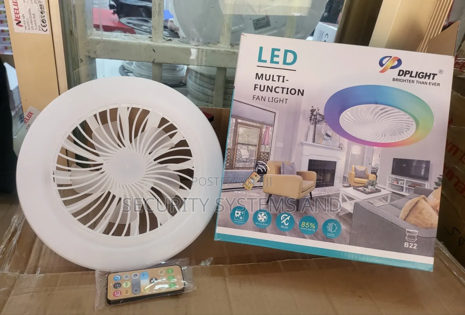 Smart Ceiling Fan With Led Light and Remote Control