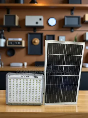 300w Solar Flood Light With Motion Sensor – Super Bright