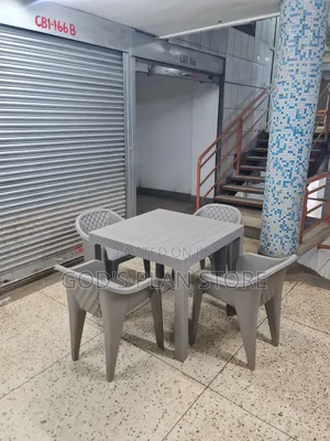 Complete Plastic Chairs and Table Set Plastic Chairs and Table Set