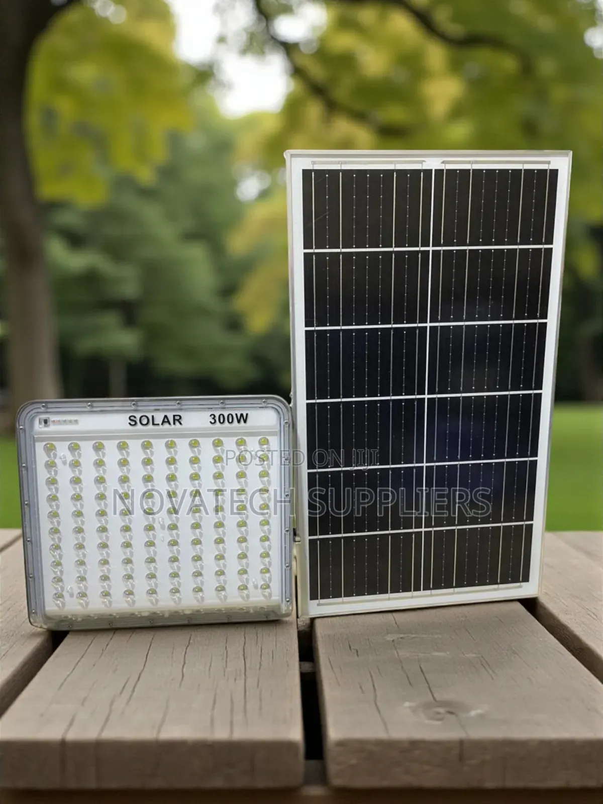 300w Smart Solar Flood Light With Remote Control