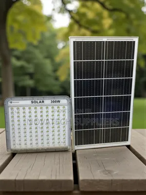 300w Smart Solar Flood Light With Remote Control