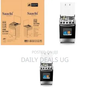 Saachi Electric Cooker With 2 Gas Burners, 2 Hot Plates and Oven