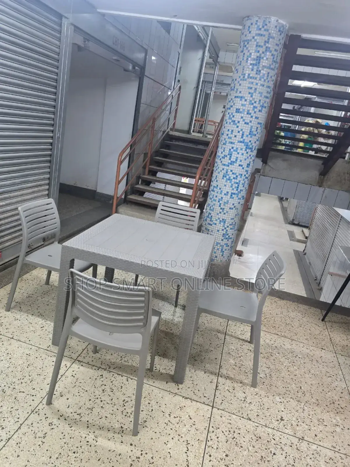 Garden Plastic Table and Chairs Set Brand New