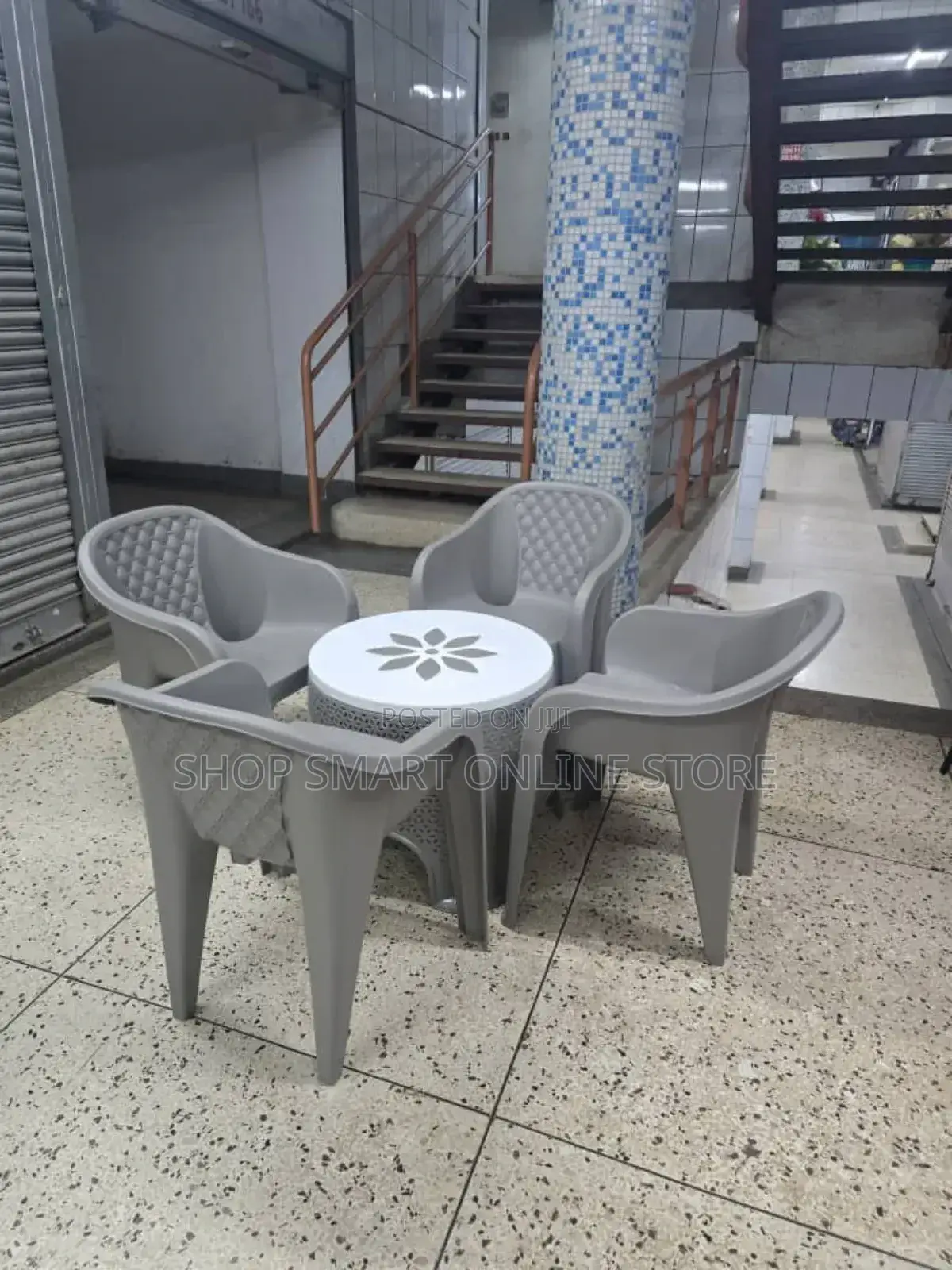 Coffee Bars Garden Plastic Dining Table and Chairs