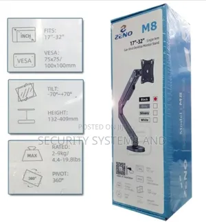 Single Arm Monitor Stand 360° Adjustable