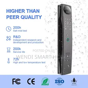 Tuya 8 in 1 Smart Door Lock-3d Face Recognition, Camera, Biometric