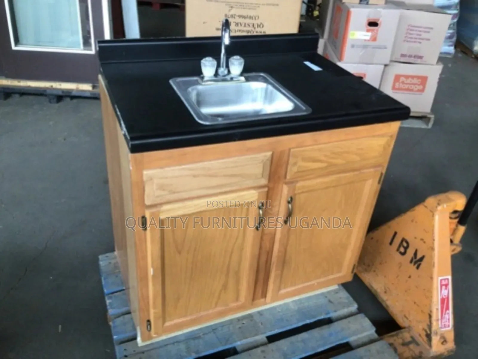 Natural Colored Sink Cabinet