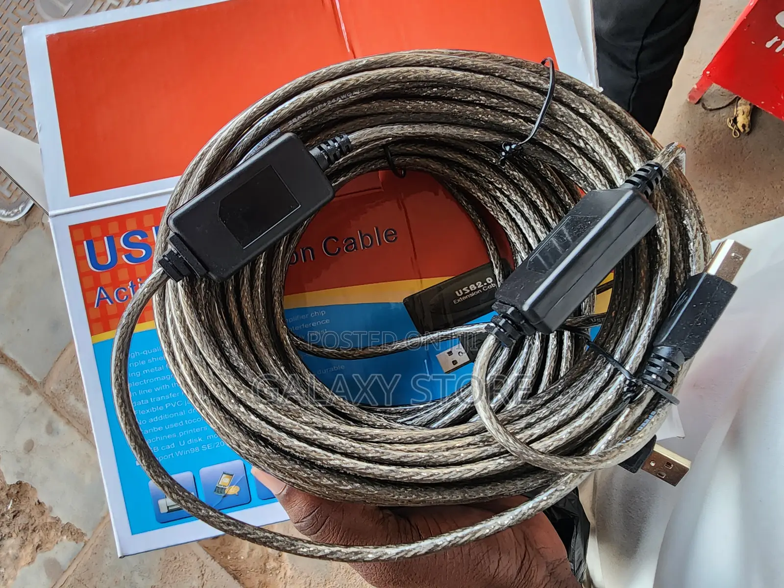 20m Active Usb 2.0 Printer Cable a-Male to B-Male High Speed Printer