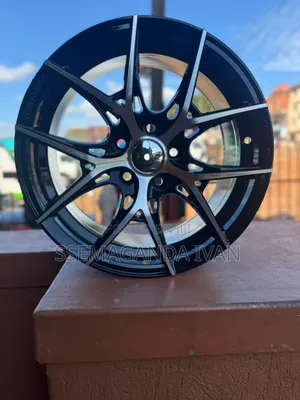 Toyota Premio Rim 15 Silver Black Rims