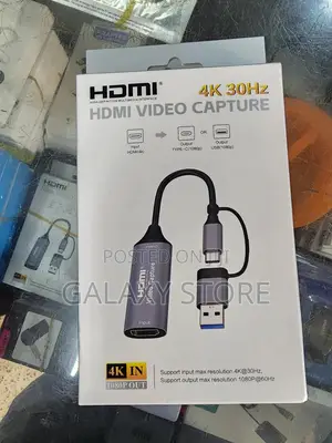 Video Capture Card Input Hdmi to Usb 3.0 a and Usb C Capture Card