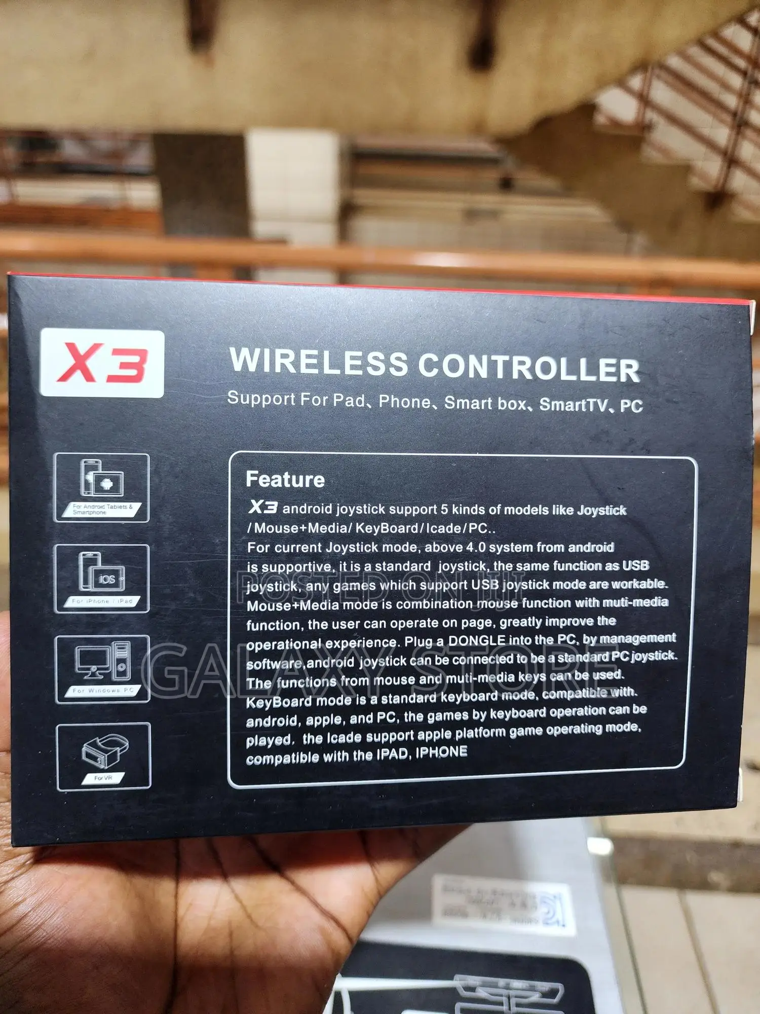 X3 Gaming Controller for Android for Ios Mobile Phone Tv Computer Vr