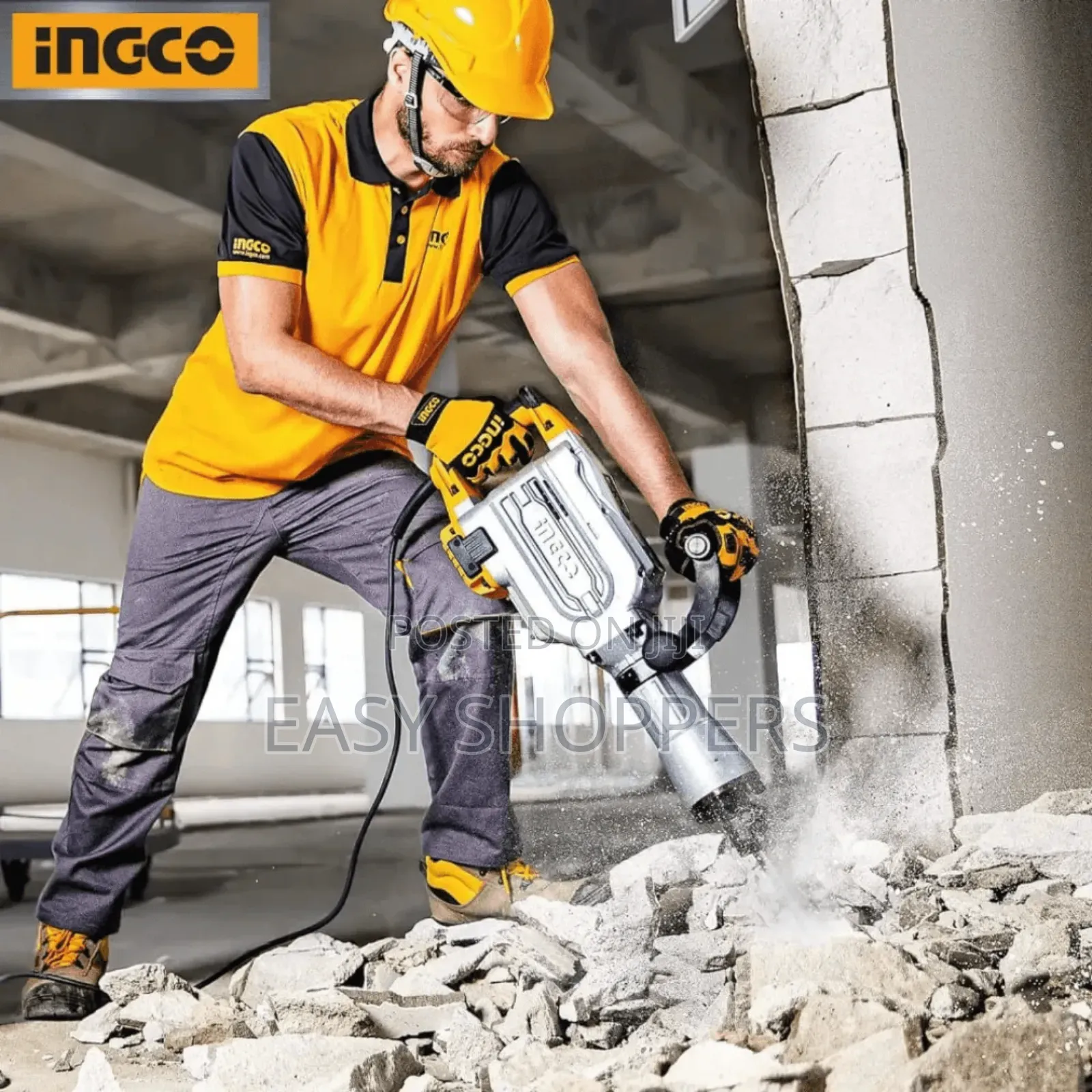 Ingco Demolition Breaker Hammer 1700w 16kg Pdb17008