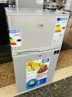 Brandnew Silver Adh 120l Double Doors Fridge
