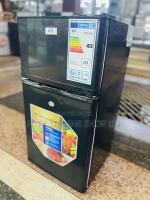 120l Black Adh Double Door Brandnew Fridge