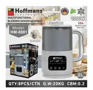 Hoffman 2l Blender And Mixer With Heating Function Cold And Hot Use