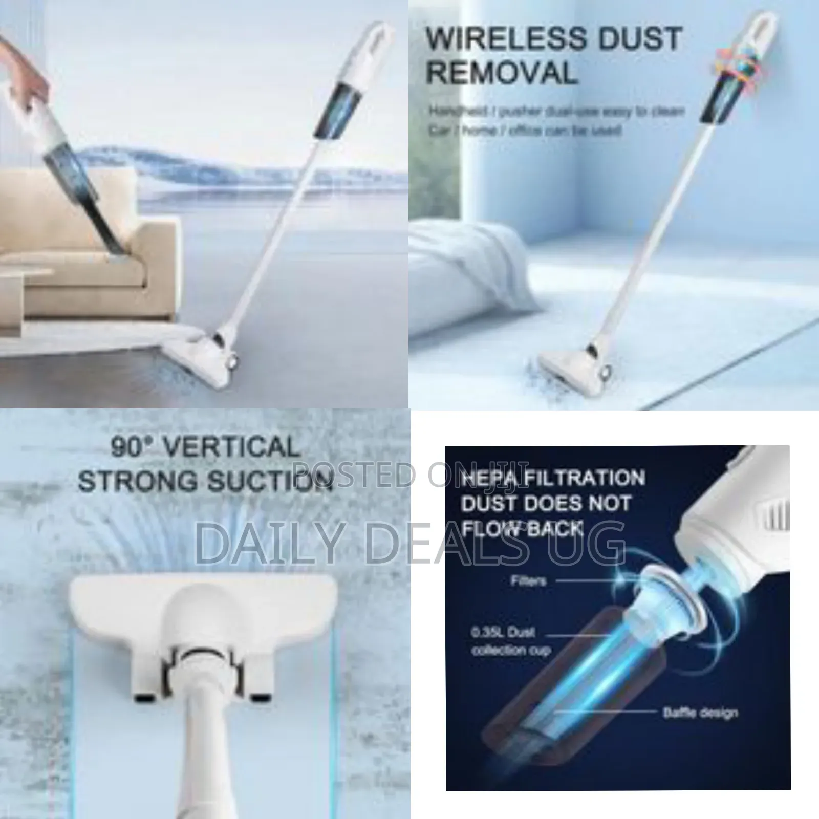 Cordless Handheld 2-in-1 Vacuum Cleaner