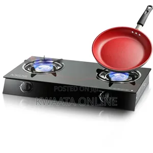 Ackiliss Cooking Gas Stove With a Glass Top Panel